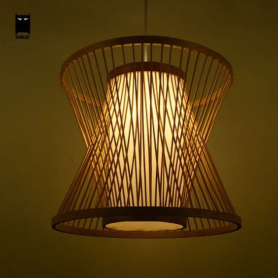 Bamboo Lamp Shade 15