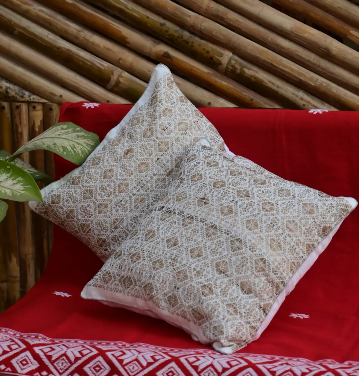 Cotton x Eri Silk Cushion Cover53
