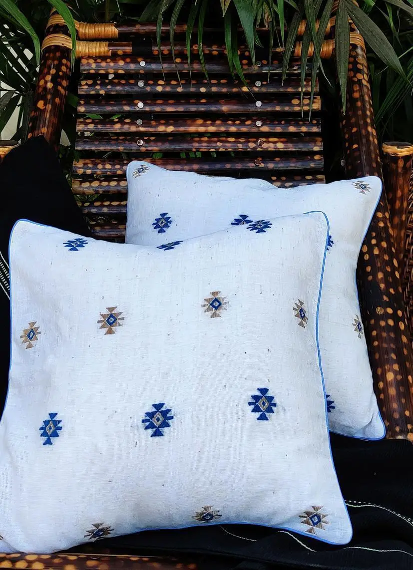 Cotton x Eri Silk Cushion Cover55