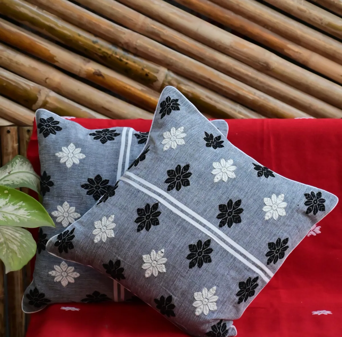 Cotton x Eri Silk Cushion Cover 99