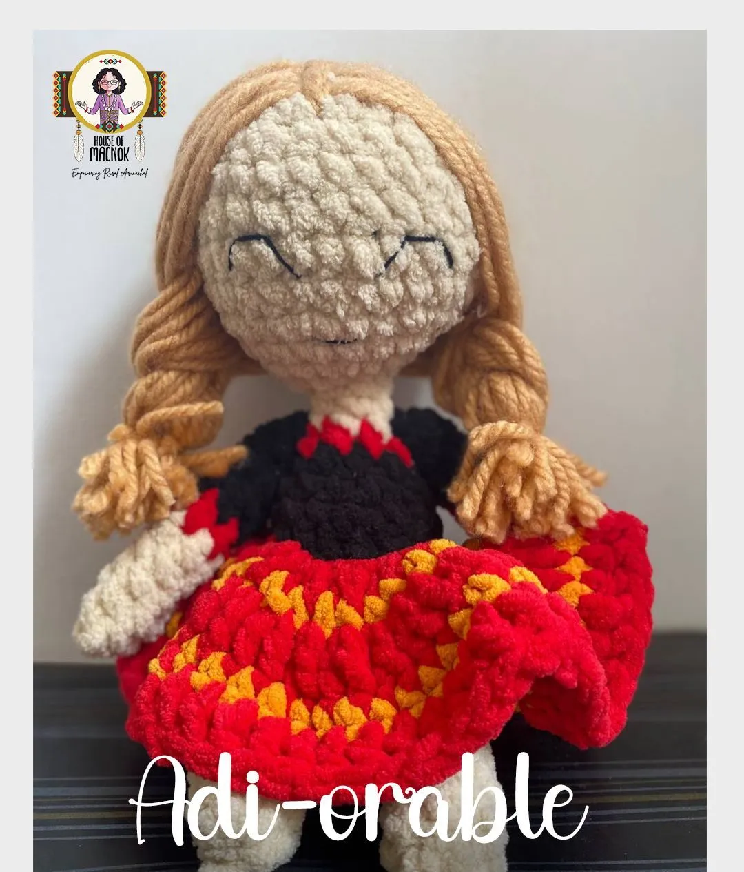 Eco friendly Adi-orable Plushie