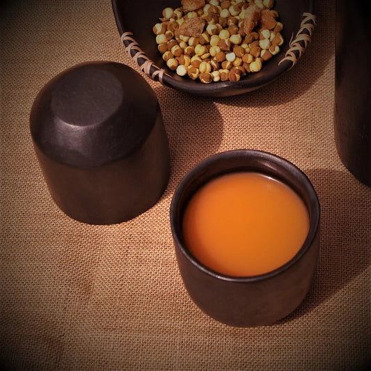 Black Pottery Cup 3