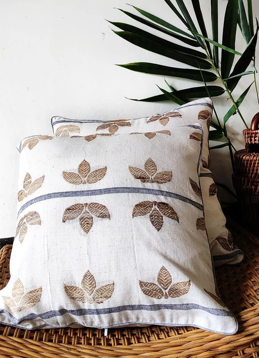 Cotton x Eri Silk Cushion Cover1