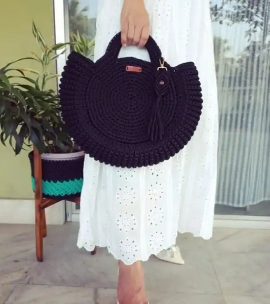 Handmade Crochet Handbag 11