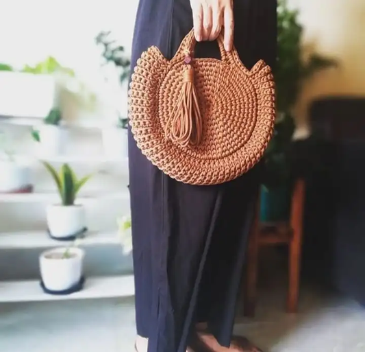Handmade Crochet Handbag 12