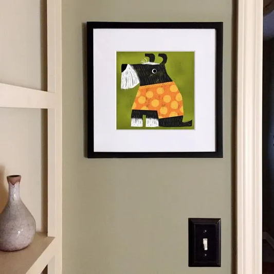 My Schnauzer Doggo – Handmade Artwork